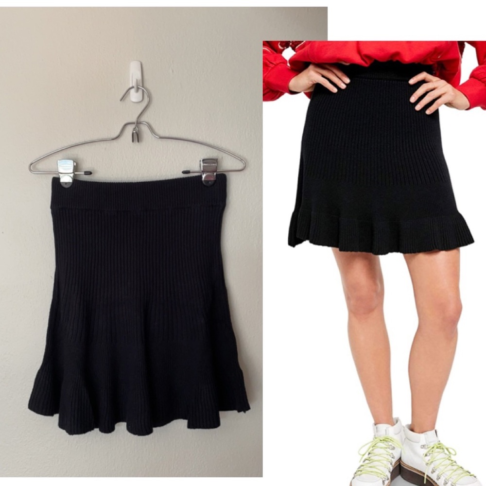 FP Solid Gold Mini Skirt
